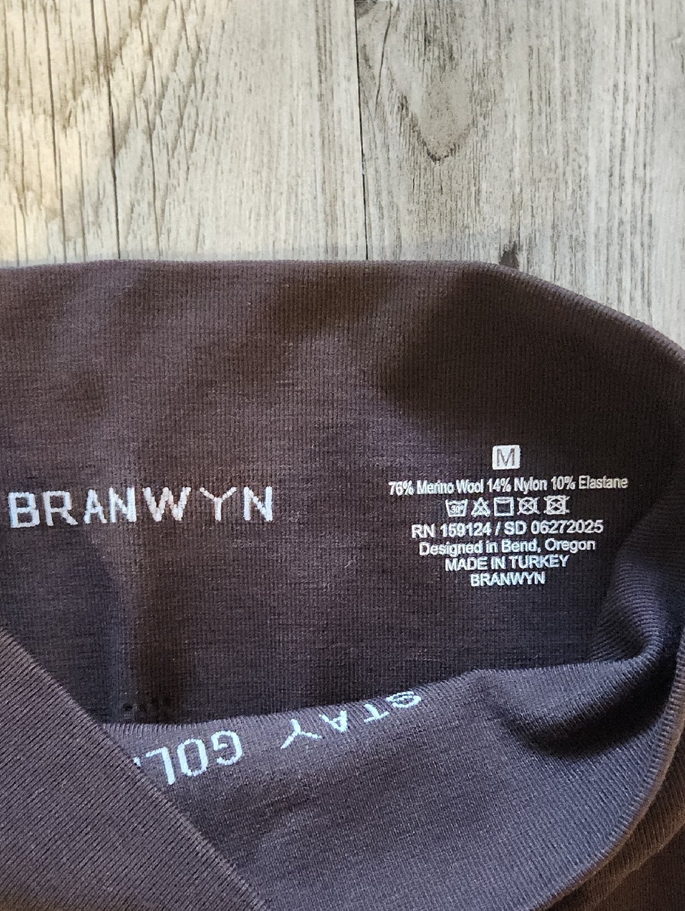Branwyn Brand New Biker Shorts Wool Size M - Picture 3 of 4